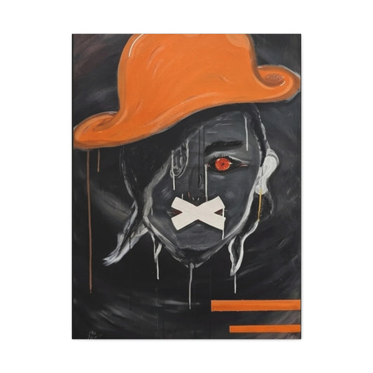 The Woman in Orange - Premium Canvas Gallery Wrap