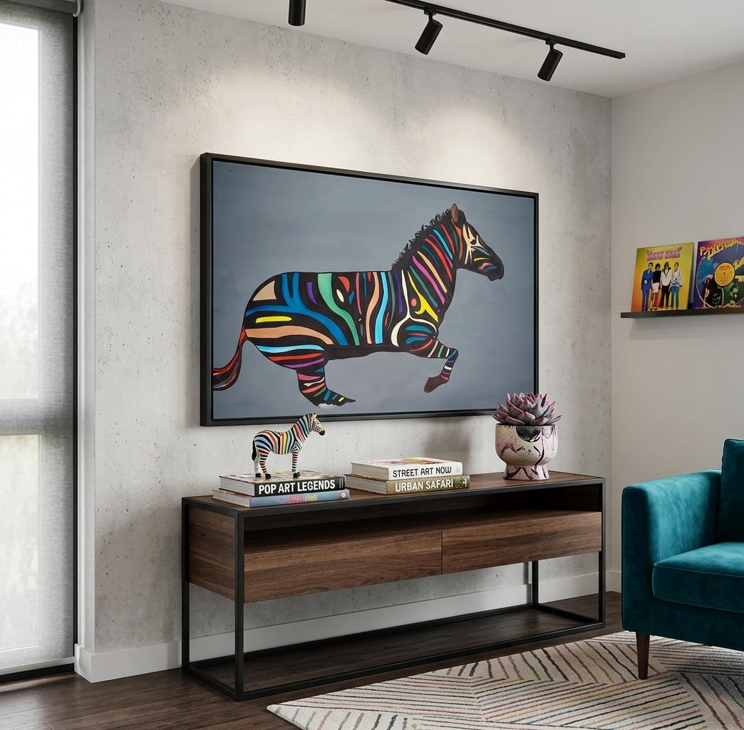 Stripes of Inspiration - Premium Canvas Gallery Wrap