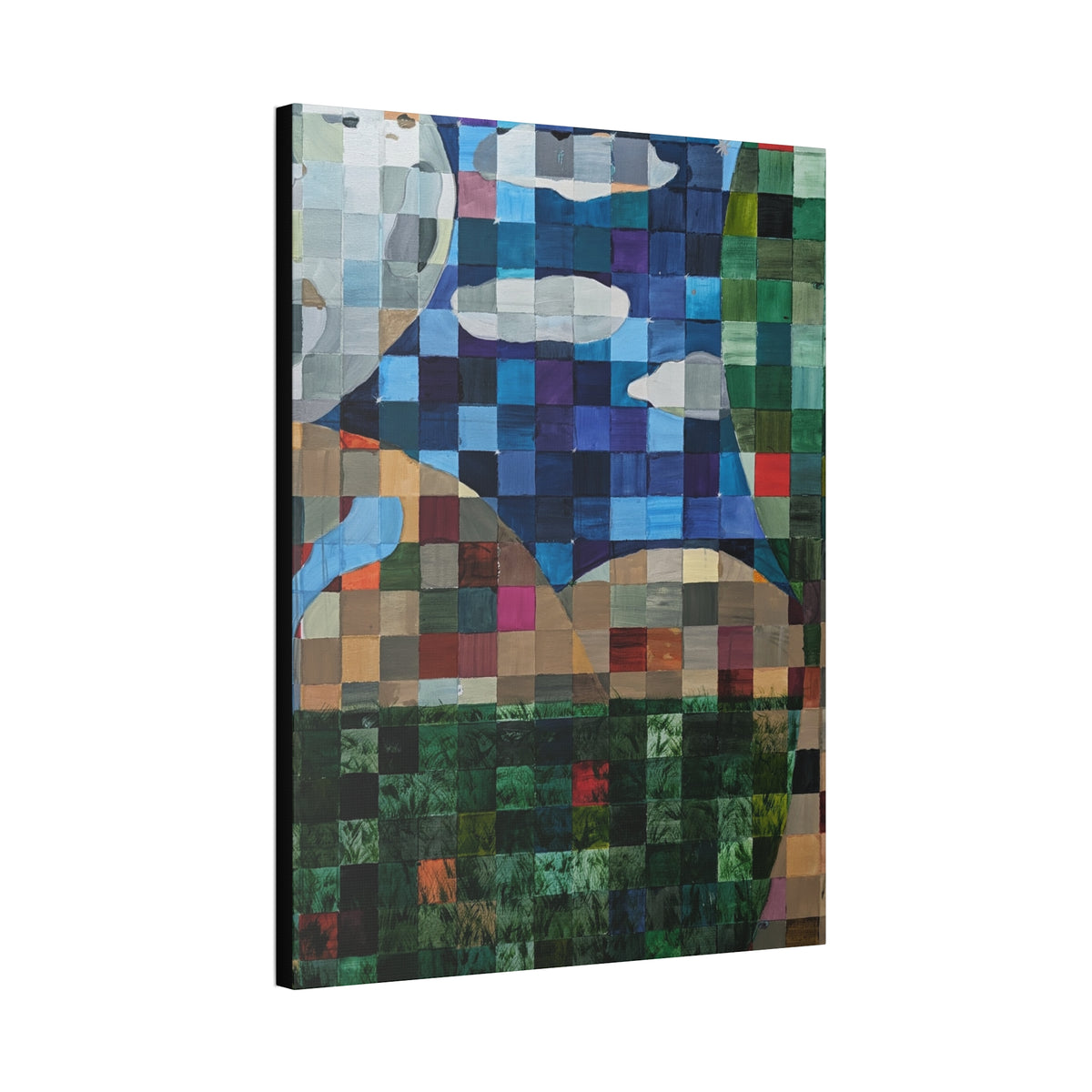 Mosaic Horizons - Premium Canvas Gallery Wrap