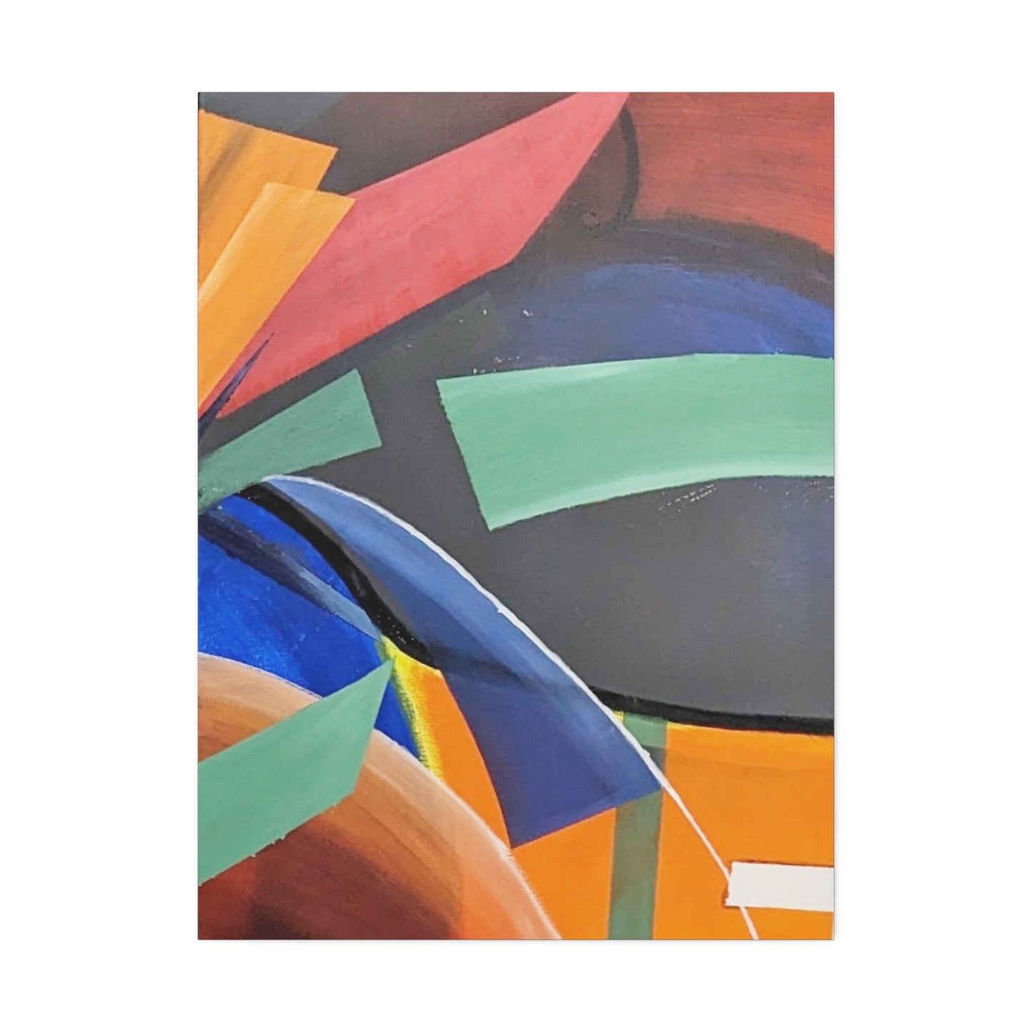 Abstract Color Burst Canvas Print — Stretched 1.5"