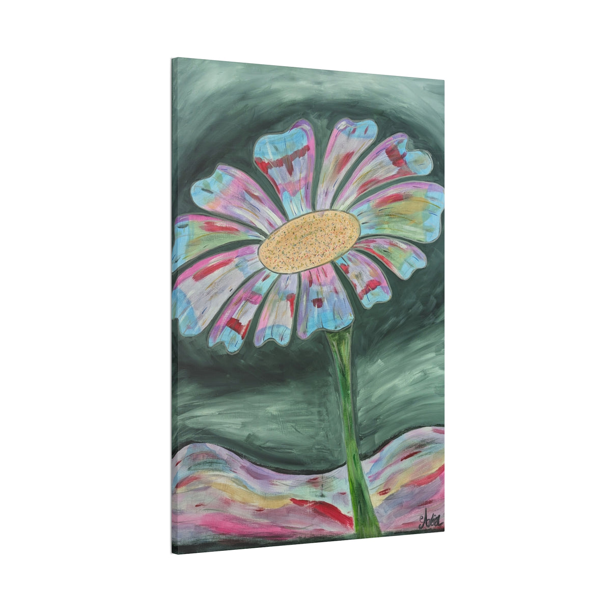 Psychedelic Bloom - Premium Canvas Gallery Wrap