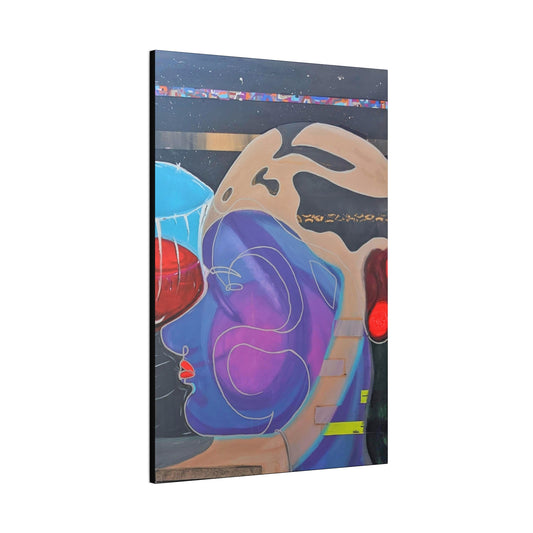 Abstract Wine & Music Canvas Print — Stretched 0.75"