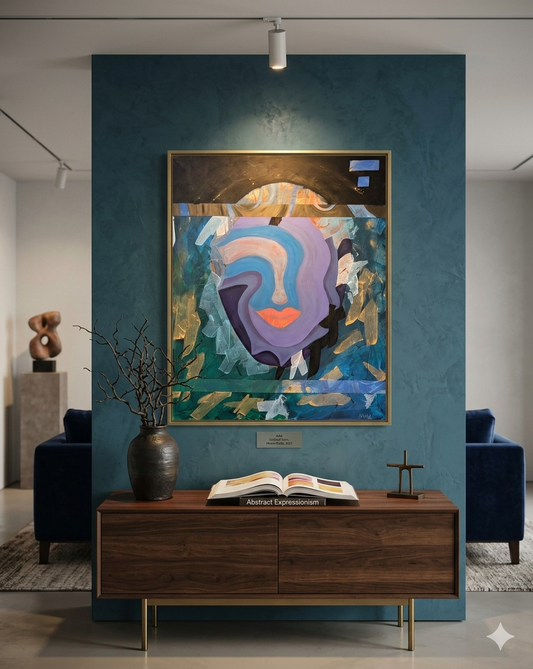 Vibrant Energy Abstract - Premium Canvas