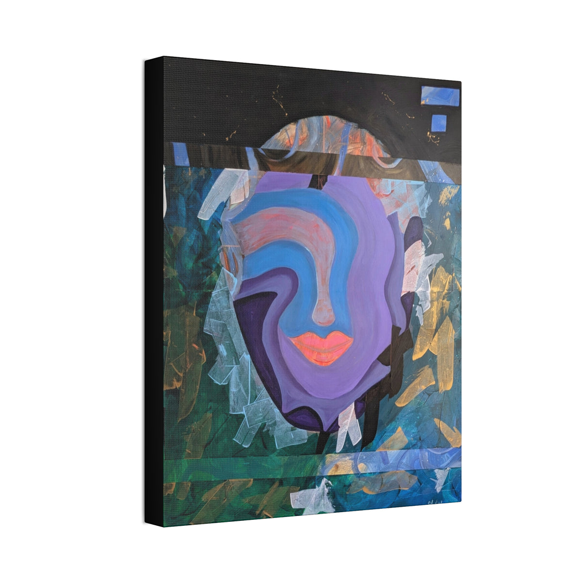 Vibrant Energy Abstract - Premium Canvas