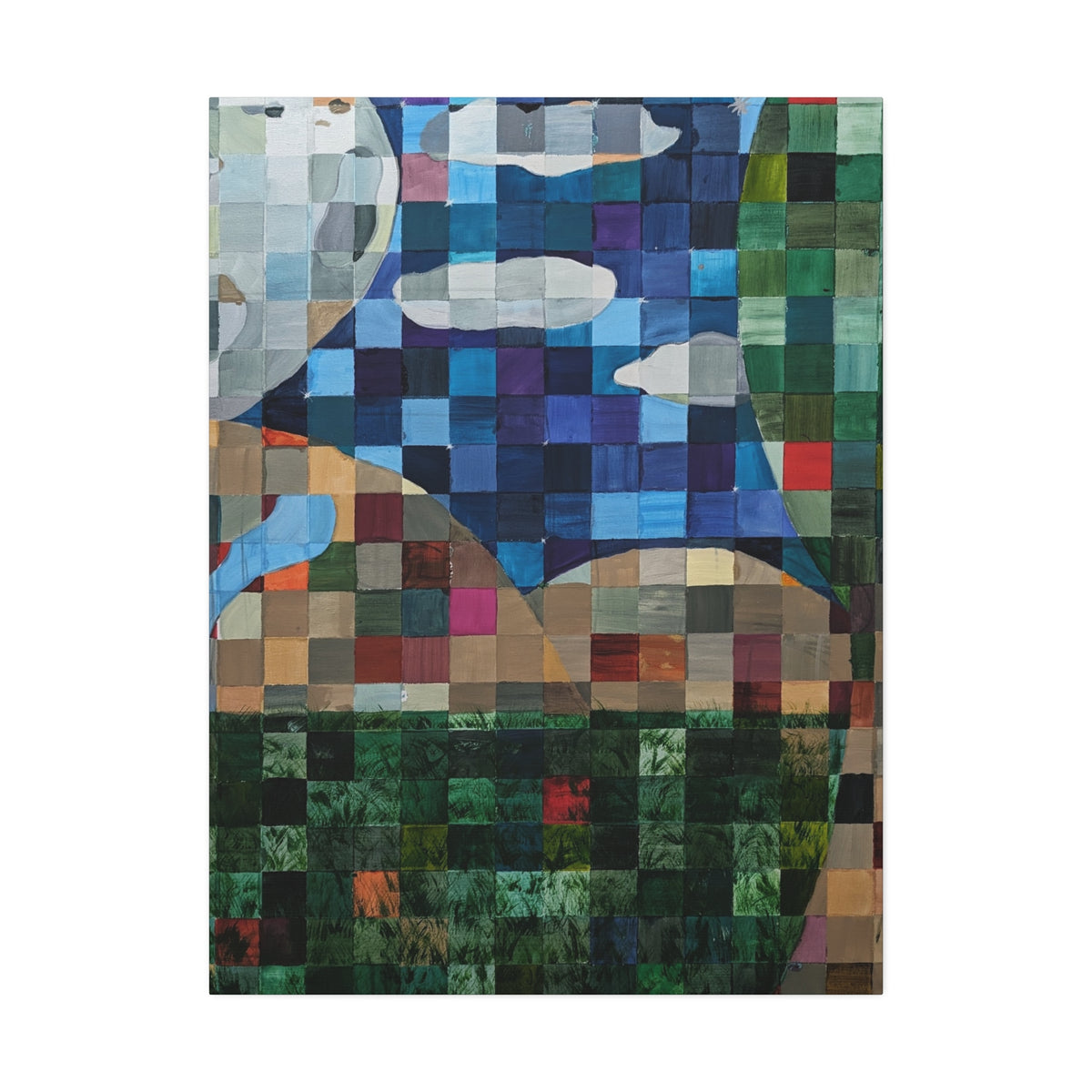 Mosaic Horizons - Premium Canvas Gallery Wrap