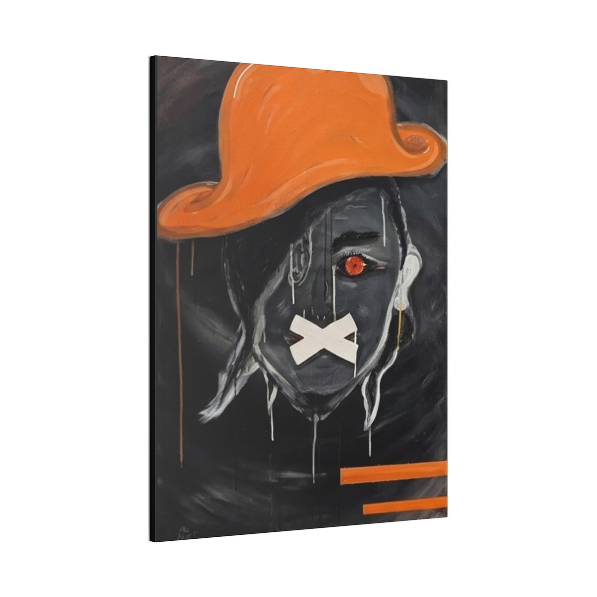 The Woman in Orange - Premium Canvas Gallery Wrap