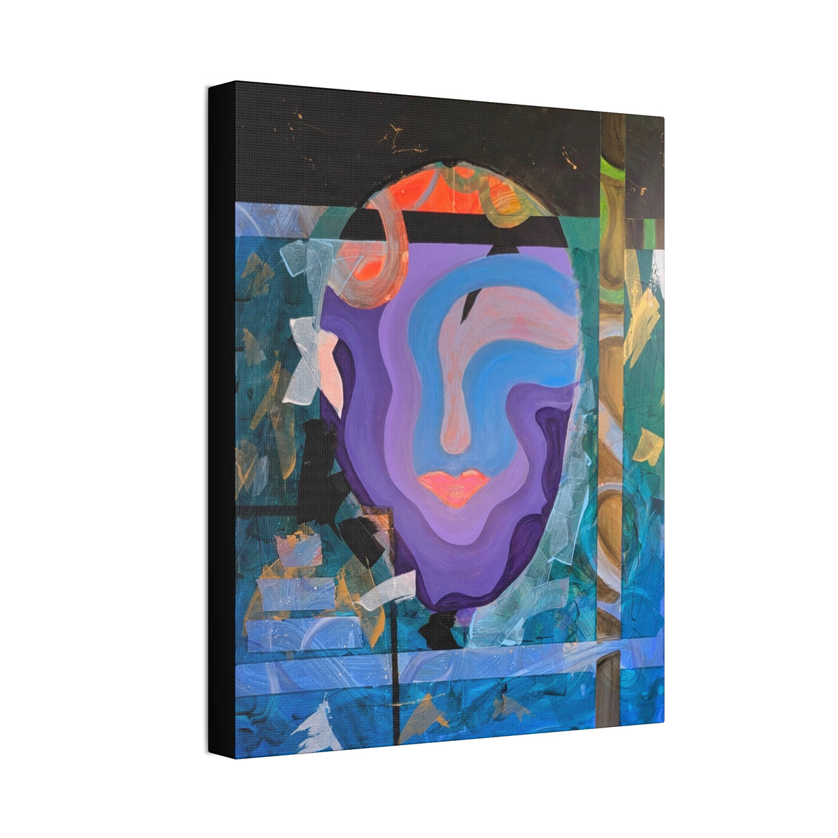 Vibrant Energy Abstract - Premium Canvas Gallery Wrap